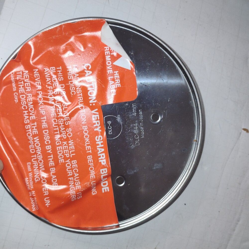 OEM Cuisinart DLC 8 Food Processor Replacement Blade Attatchment 4mm DLC 844